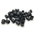 Custom NR NBR FKM VMQ black round rubber cap, abrasion proof rubber pipe cap, silicone end cap hole plug rubber cap button